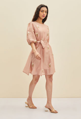 Meadow-Dusky Pink Rory Dress-INDIASPOPUP.COM