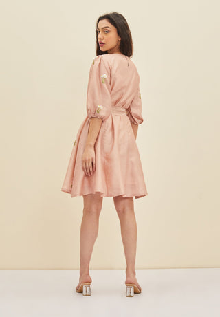 Meadow-Dusky Pink Rory Dress-INDIASPOPUP.COM