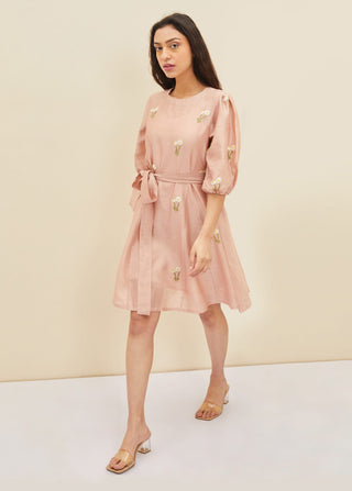 Meadow-Dusky Pink Rory Dress-INDIASPOPUP.COM