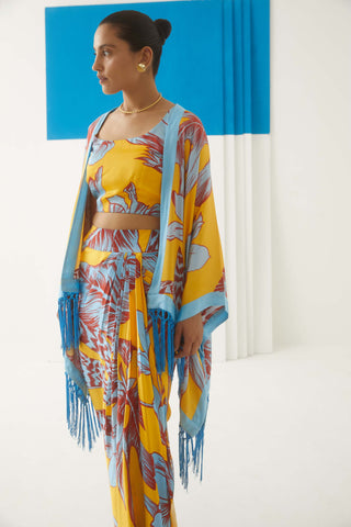 Studio Rigu-Aphrodite Draped Skirt & Blouse-INDIASPOPUP.COM