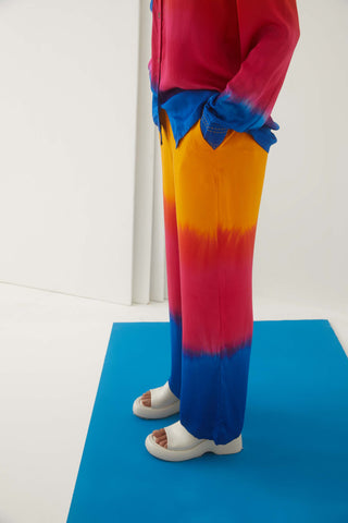 Studio Rigu-Sunset Tie Dye Shirt And Trousers-INDIASPOPUP.COM