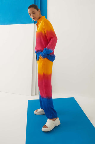 Studio Rigu-Sunset Tie Dye Shirt And Trousers-INDIASPOPUP.COM