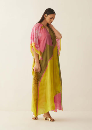 Shivani Bhargava-Multicolor Abstract Kaftan-INDIASPOPUP.COM