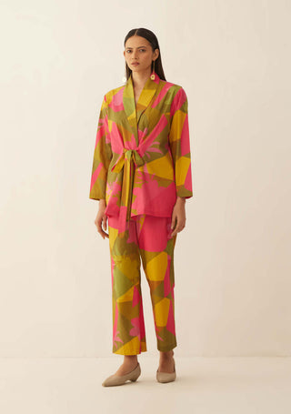 Shivani Bhargava-Multicolor Abstract Shirt And Pant-INDIASPOPUP.COM