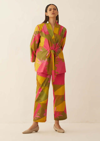 Shivani Bhargava-Multicolor Abstract Shirt And Pant-INDIASPOPUP.COM