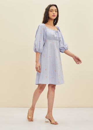 Meadow-Light Blue Sierra Dress-INDIASPOPUP.COM