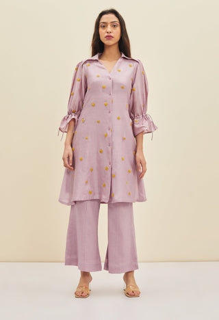 Meadow-Lilac Siena Tunic Set-INDIASPOPUP.COM