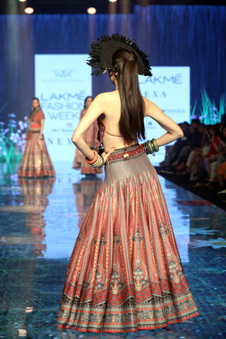 Rajdeep Ranawat-Old Rose Pink Lehenga Set-INDIASPOPUP.COM