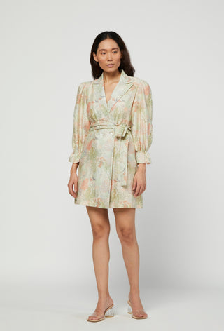 Meadow-Pink Blazer Dress-INDIASPOPUP.COM