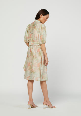 Meadow-Pink Coat Dress With Slip Dress-INDIASPOPUP.COM