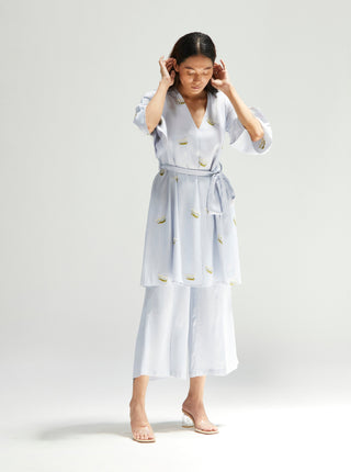 Meadow-Mist Embroidered Tunic Set-INDIASPOPUP.COM