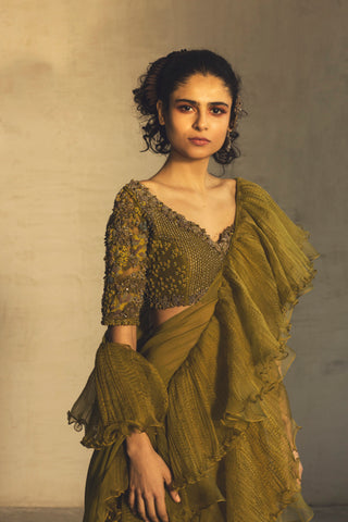 Parul And Preyanka-Ocado Saree With Blouse-INDIASPOPUP.COM