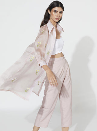 Meadow-Violet Ice Garden Co-Ord Set-INDIASPOPUP.COM