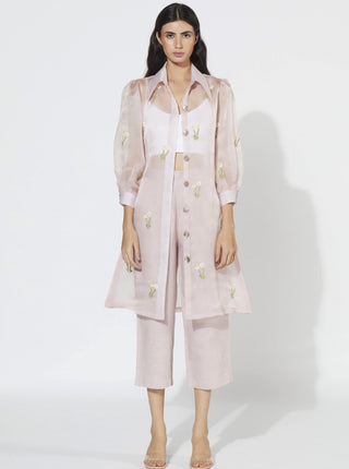 Meadow-Violet Ice Garden Co-Ord Set-INDIASPOPUP.COM