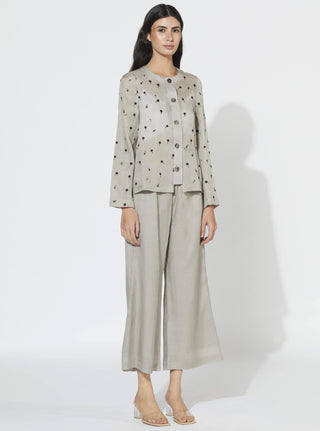 Meadow-Grey Winter Mist Co-Ord Set-INDIASPOPUP.COM