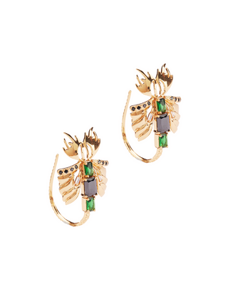 Outhouse - Sylphina Hoop Studs - INDIASPOPUP.COM