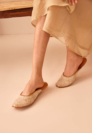 The Right Cut-Beige Thea Wrap Dress-INDIASPOPUP.COM