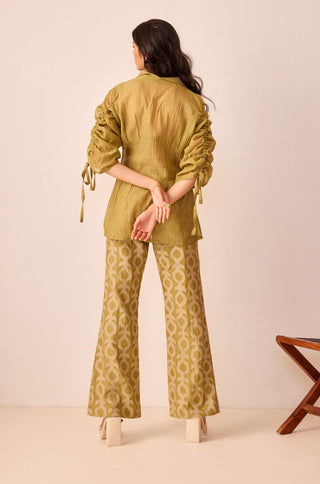 The Right Cut-Green Mila Co-Ord Set-INDIASPOPUP.COM