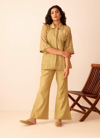 The Right Cut-Green Lydia Shirt-INDIASPOPUP.COM