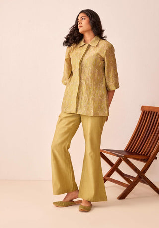 The Right Cut-Green Lydia Shirt-INDIASPOPUP.COM