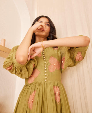 The Right Cut-Green Lucy Dress-INDIASPOPUP.COM