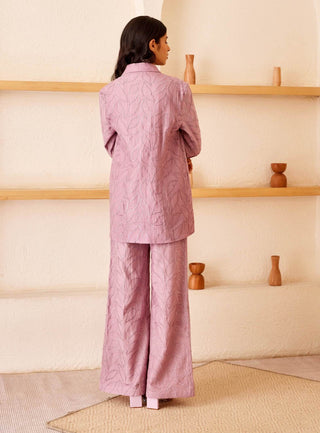 The Right Cut-Lavender Scarlett Blazer Set-INDIASPOPUP.COM