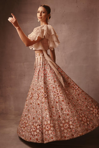 Aman Takyar-Ivory Embroidered Lehenga Set-INDIASPOPUP.COM
