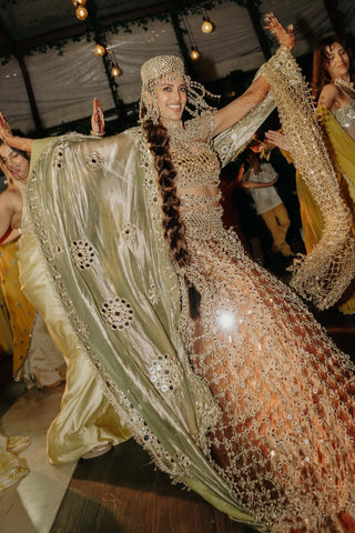 Bridal lehenga from the Indiaspopup bridal edit