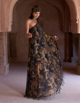 Zeina kaftan dress and headgear