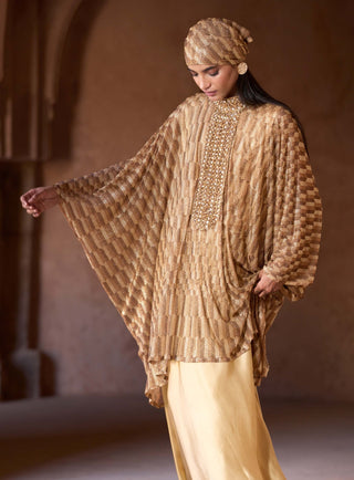 Emira crystal tunic and skirt set