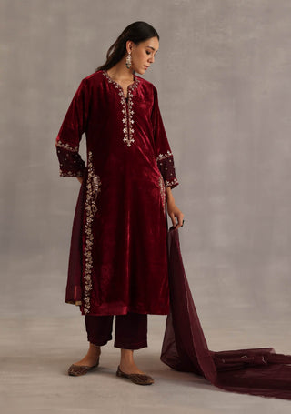 Megh garnet kurta set