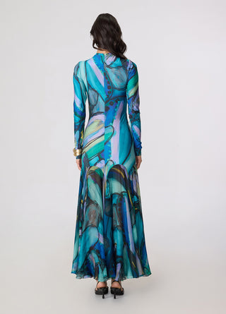 Maeva multicolor blue dress