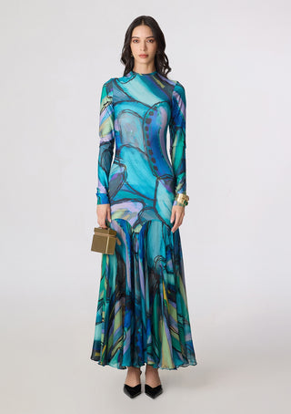 Maeva multicolor blue dress