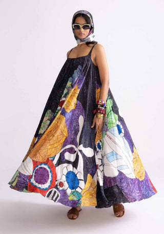 Swing Printed Maxi Dress by Saaksha & Kinni, available on Indiaspopup.com