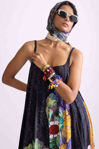 Swing Printed Maxi Dress by Saaksha & Kinni, available on Indiaspopup.com