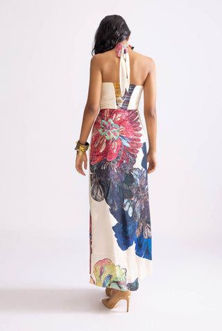 Shailee Daisy Printed Dress by Saaksha & Kinni, available on Indiaspopup.com