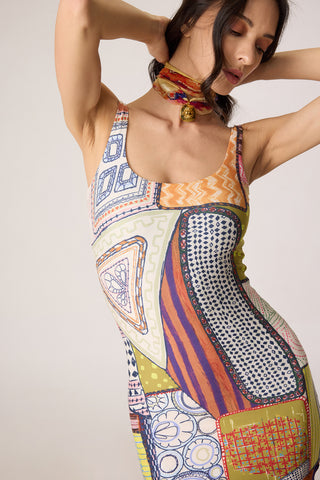Capri multicolor dress