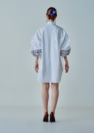 Elsa White Oversized Shirt by Saaksha & Kinni, available on Indiaspopup.com