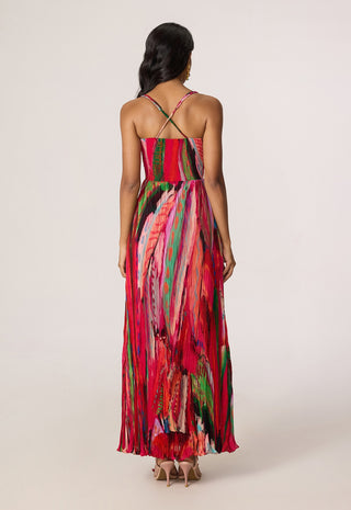 Kiara pink multicolor dress