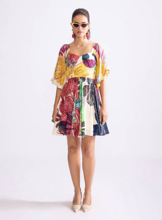 Savannah Flared Mini Dress by Saaksha & Kinni, available on Indiaspopup.com