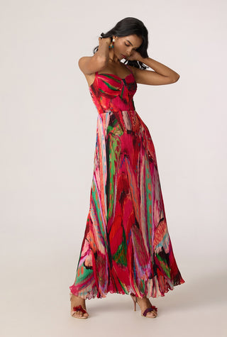 Kiara pink multicolor dress