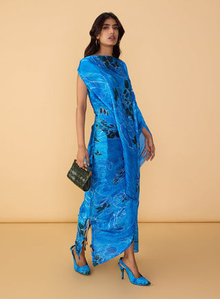 Kathy blue dress