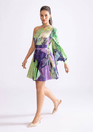 Mischa  Flared Short Dress by Saaksha & Kinni, available on Indiaspopup.com