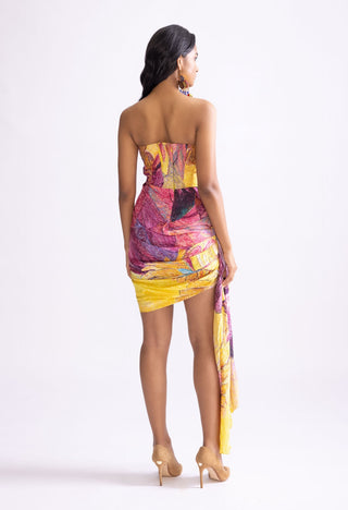 Lyra Strapless Mini Dress by Saaksha & Kinni, available on Indiaspopup.com