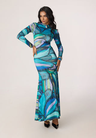significant other printed lana maxi dress Lana multicolor dress 3XL