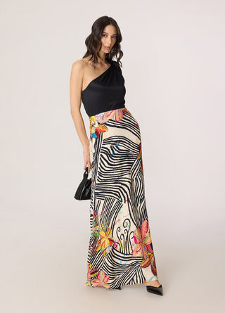 Sylvia black multicolor dress