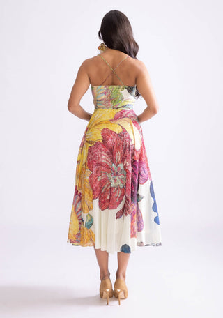 Marilyn Daisy Print Dress by Saaksha & Kinni, available on Indiaspopup.com