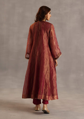 Navratna garnet kurta set