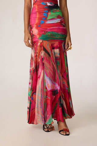 Gemma pink multicolor dress