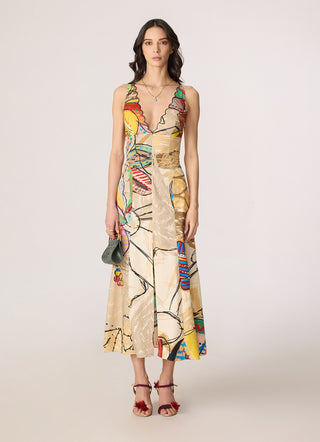 erika maxi dress Erika Mesh Maxi Dress L / Green